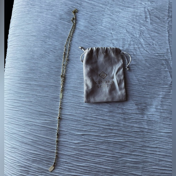 Kendra Scott Gold Crowley Y Necklace - Picture 4 of 4